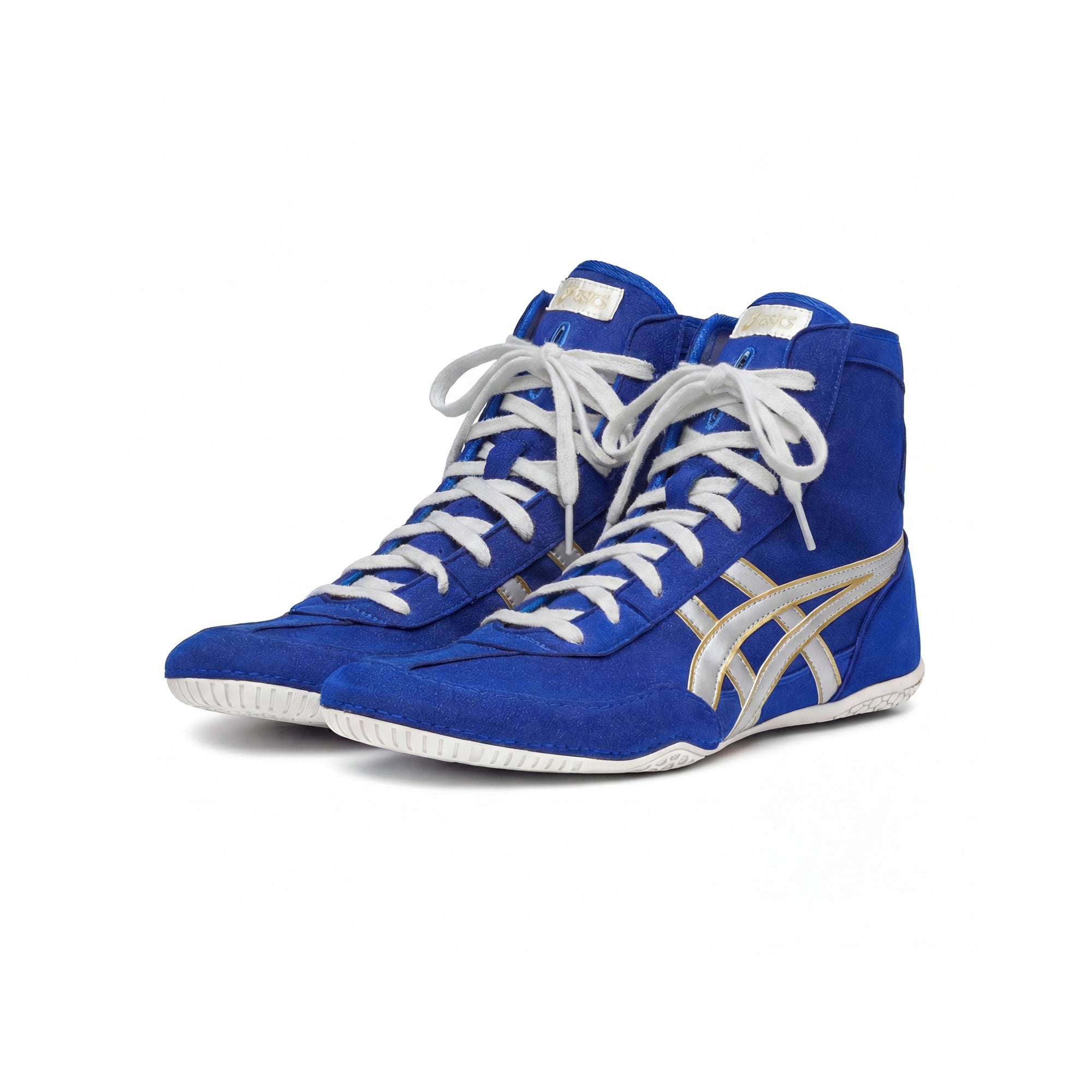 ASICS アシックスレスリングシューズ 青exeo27.5廃盤モデル Asics Wrestling Shoes EX-EO special order 1083A001 Blue x Blue x